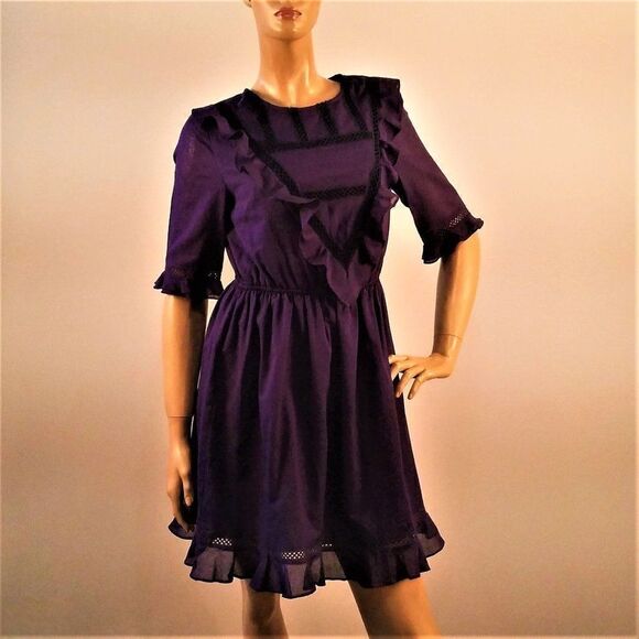A loves A Ruffled Peasant Prairie Dress - Picture 1 of 9